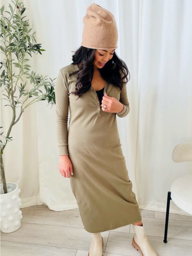 Nwot Sonday The Label - The Waffle Dress (Maternity/Postpartum)